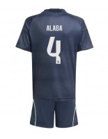 Real Madrid David Alaba #4 Venkovní dres pro děti 2025-26 Krátký Rukáv (+ trenýrky)
